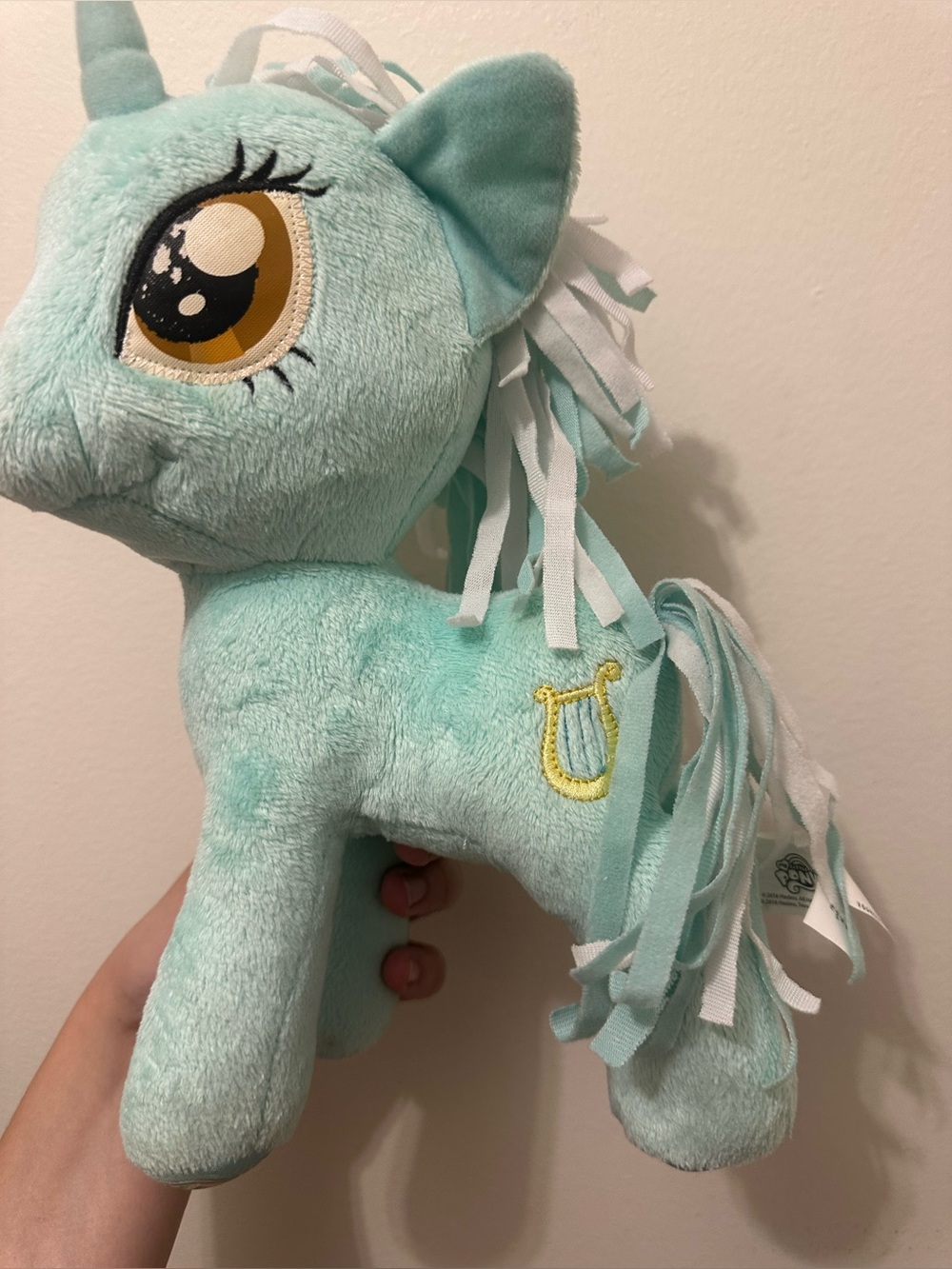My Little Pony Lyra Heartstrings Harp Plush 12”